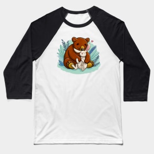 Hase und Bär Baseball T-Shirt